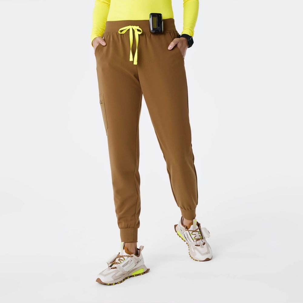 Figs Womens XS Zamora Martini Olive Green Jogger Scrub Pants